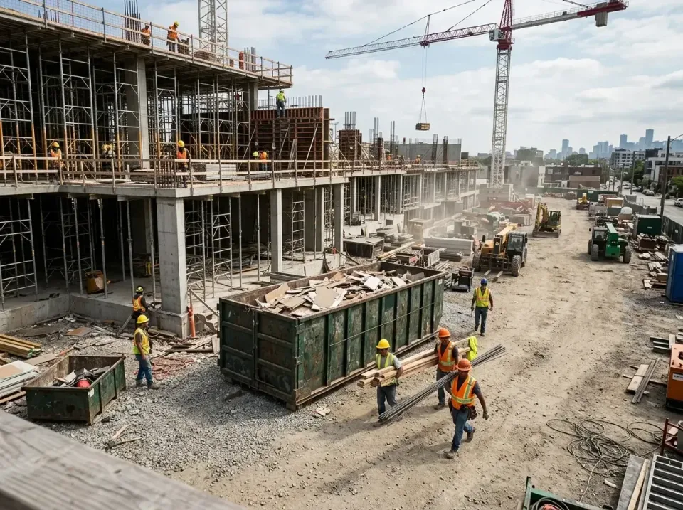 commercial-construction-site-w-002 — frequently asked questions, Low Cost Construction Dumpster Rental in Fort Lee, NJ